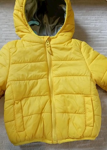 Sarı Şişme Erkek Çocuk Mont - Görsel 3