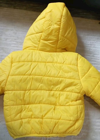 Sarı Şişme Erkek Çocuk Mont - Görsel 2