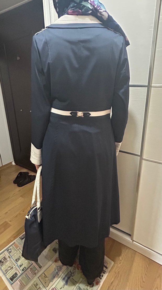 Lacivert Pardesü Kap - Görsel 2