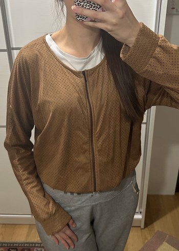 Koton Kahverengi Süet Ceket - Görsel 2