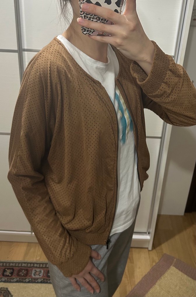 Koton Kahverengi Süet Ceket - Görsel 3