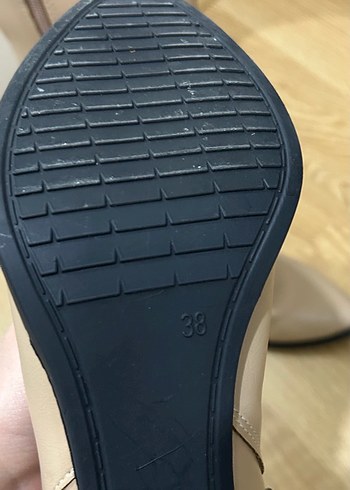 Bej Topuklu Çizme - Görsel 9