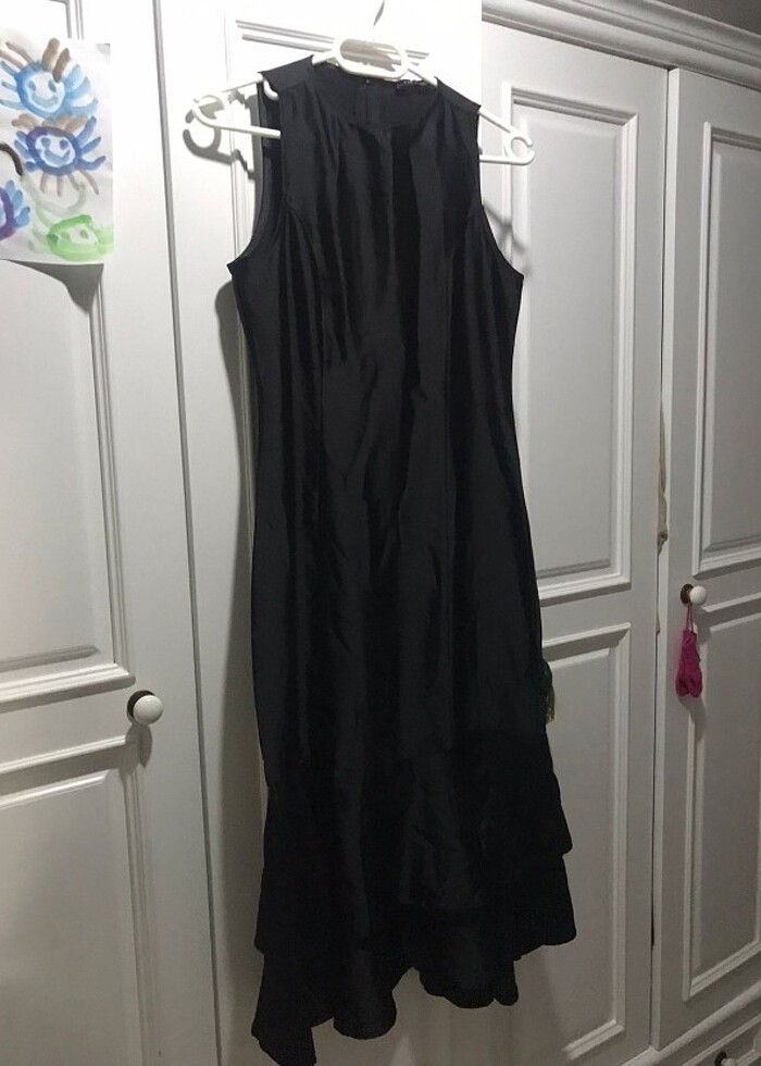 Saten elbise - Görsel 4