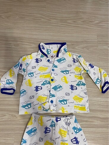18-24 Ay Beden Erkek kız bebek unisex pijama takımı