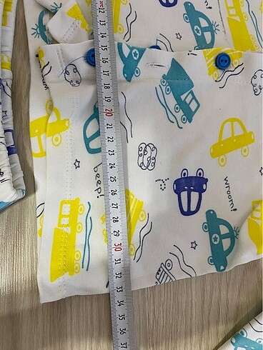 18-24 Ay Beden çeşitli Renk Erkek kız bebek unisex pijama takımı