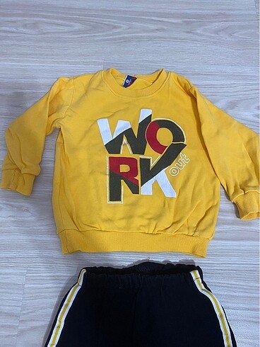 18-24 Ay Beden Unisex eşofman takımı