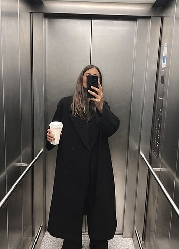 Zara Yumuşak Dokulu Oversize Kaban