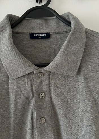 LCW Gri polo yaka tshirt - Görsel 3