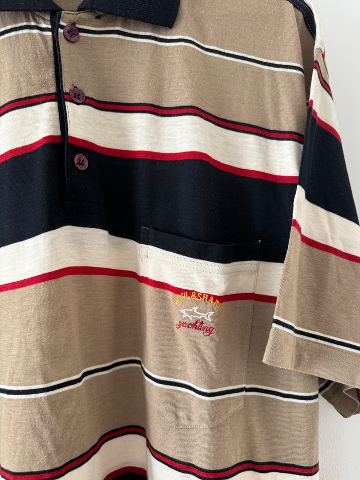 Paul&shark çizgili tshirt - Görsel 2