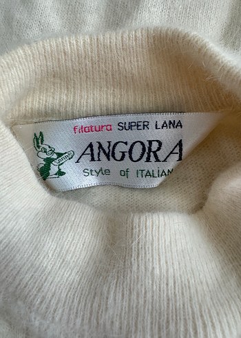 Angora krem kazak - Görsel 6