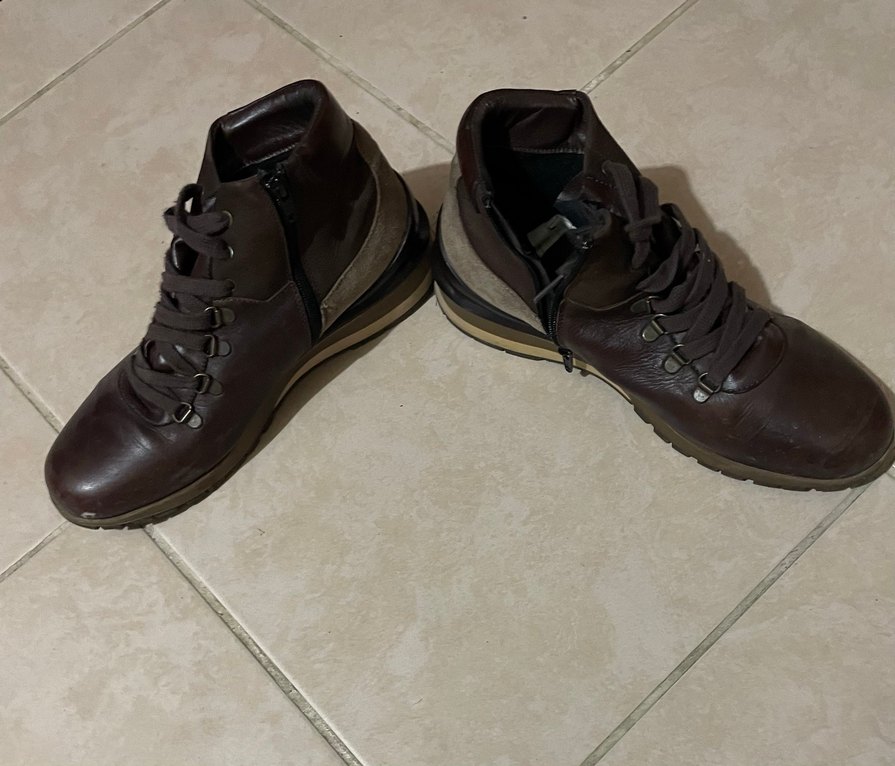 Kahverengi Deri Erkek Bot - Görsel 2