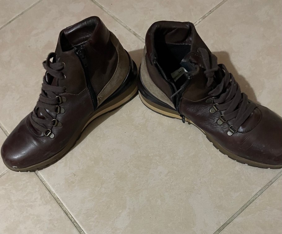 Kahverengi Deri Erkek Bot - Görsel 3