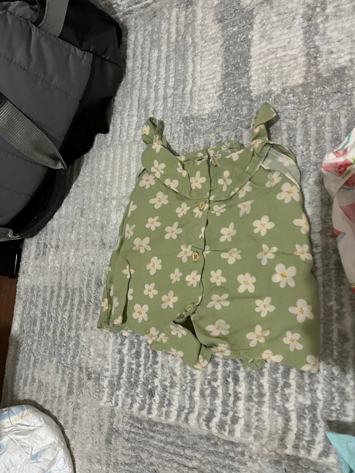 Bebek Kız Pastel Renkli 3'lü Kolsuz Set - Görsel 2