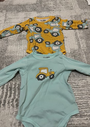 Uzun Kollu Baskılı Bebek Body Seti - Görsel 4