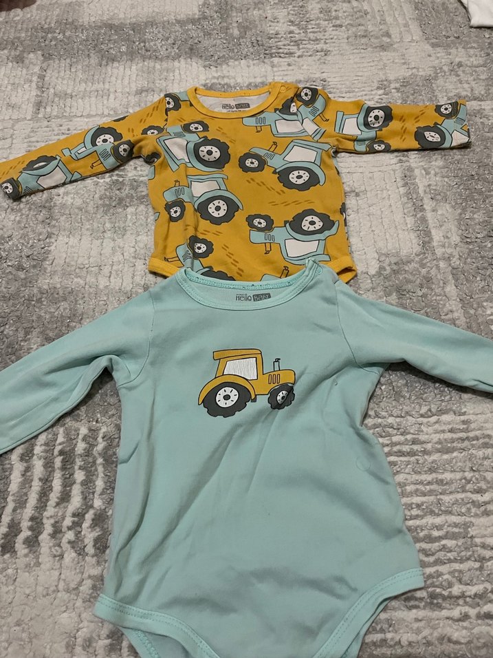 Uzun Kollu Baskılı Bebek Body Seti - Görsel 4