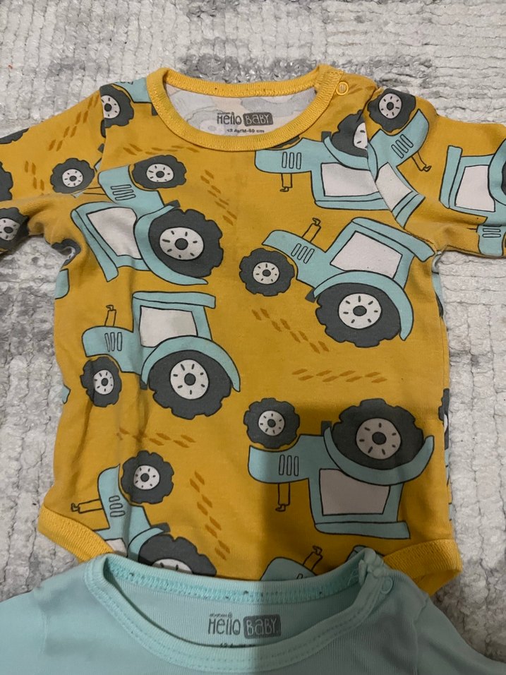 Uzun Kollu Baskılı Bebek Body Seti - Görsel 3