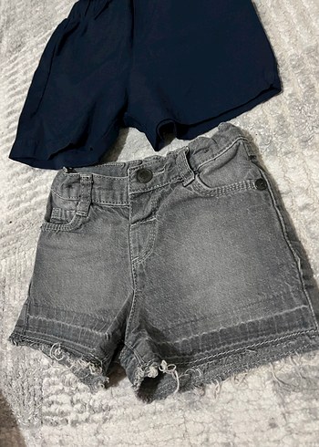 Gri Bol Kesim Erkek Kot Şort - Görsel 2