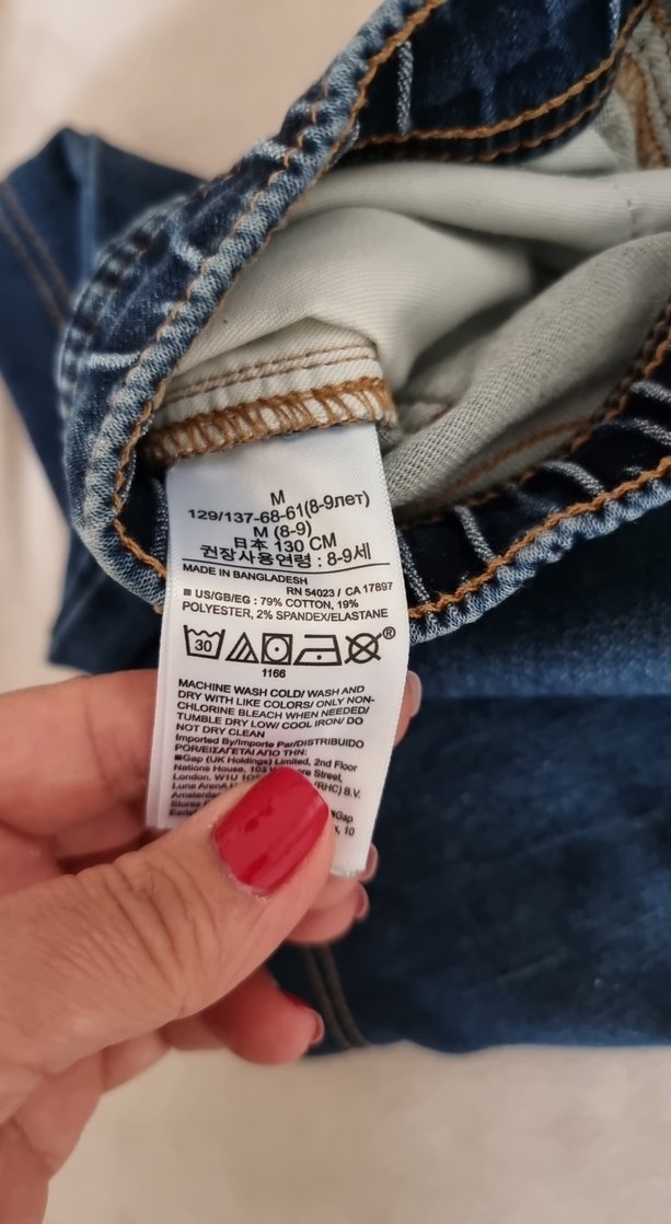 Koyu Mavi Denim Çocuk Şort — görsel 4/4