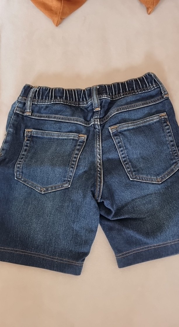 Koyu Mavi Denim Çocuk Şort — görsel 3/4