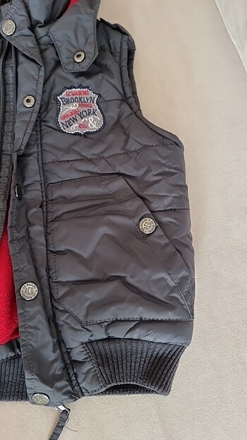 4 Yaş Beden siyah Renk Erkek çocuk yelek
