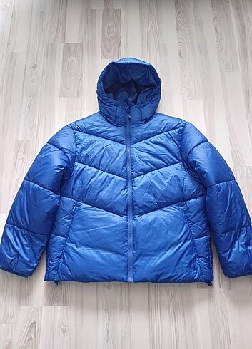 H&M H&m hm saks mavi şişme mont
