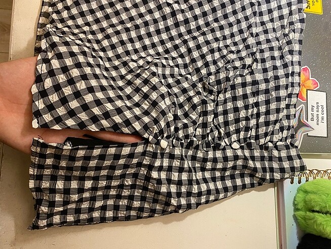 Bershka Pötikareli etek - Görsel 2