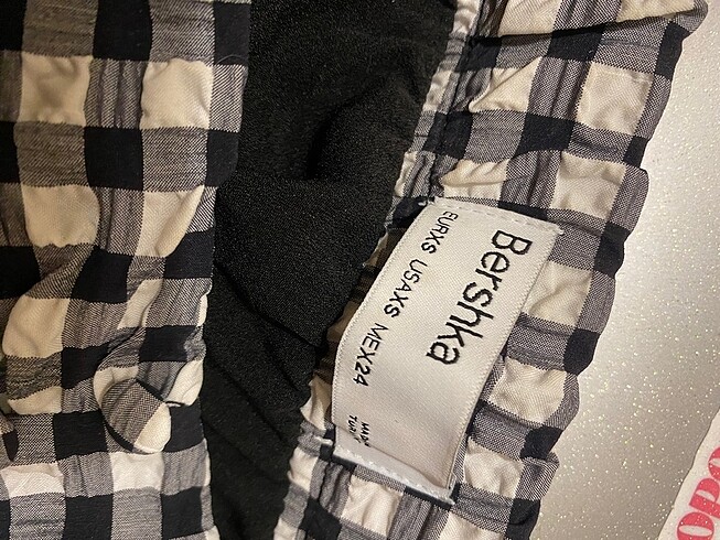 Bershka Pötikareli etek - Görsel 4