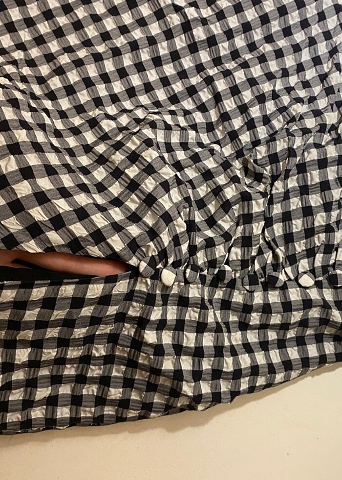 Bershka Pötikareli etek - Görsel 2