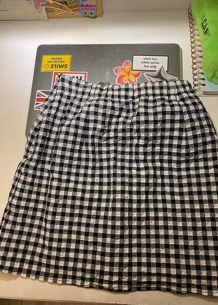 Bershka Pötikareli etek - Görsel 3