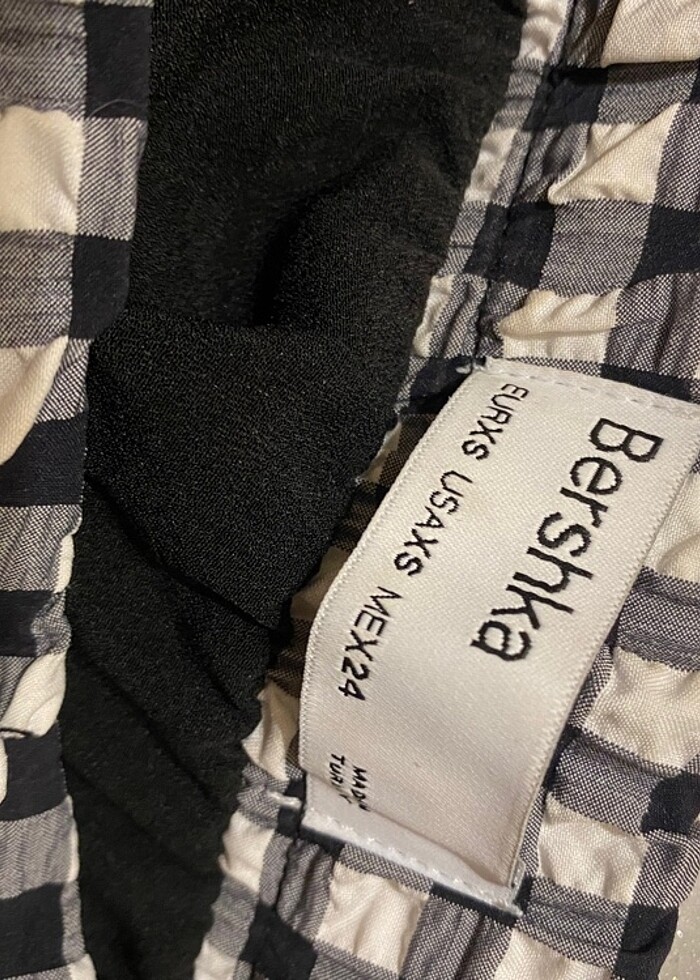 Bershka Pötikareli etek - Görsel 4