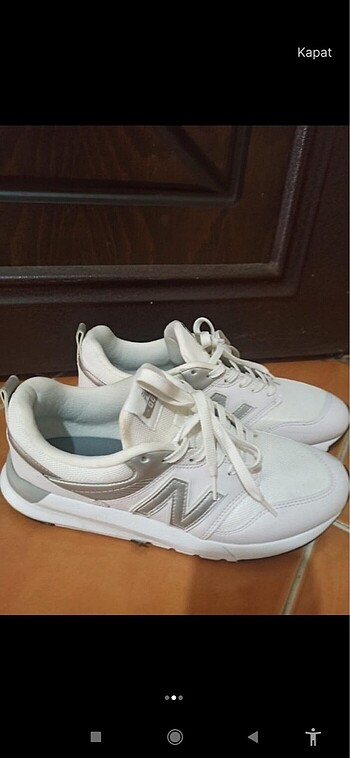 New Balance Newbalance beyaz spor ayakkabı