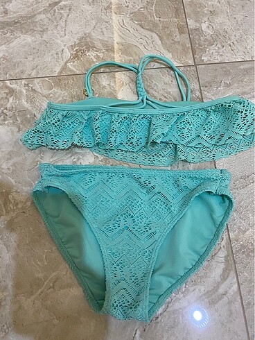 10 Yaş Beden 9-10 yaş H&M bikini takım