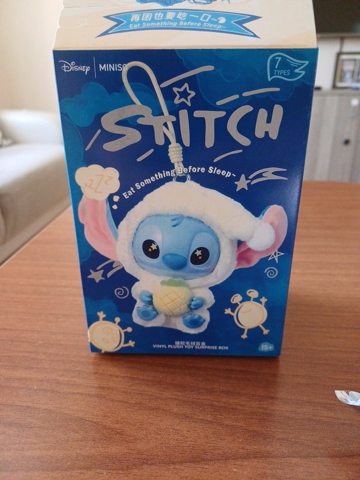 Mavi Parlak Stitch Peluş Oyuncak - Görsel 5