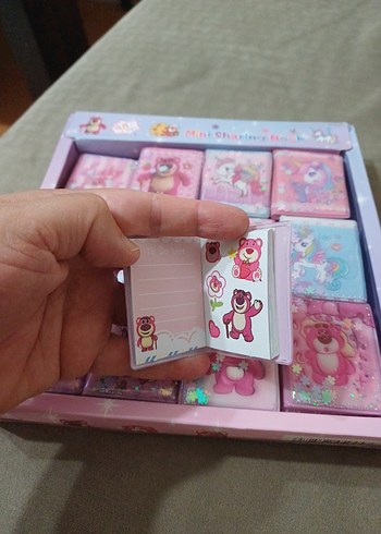 sulu kapak mini sticker defter - Görsel 6