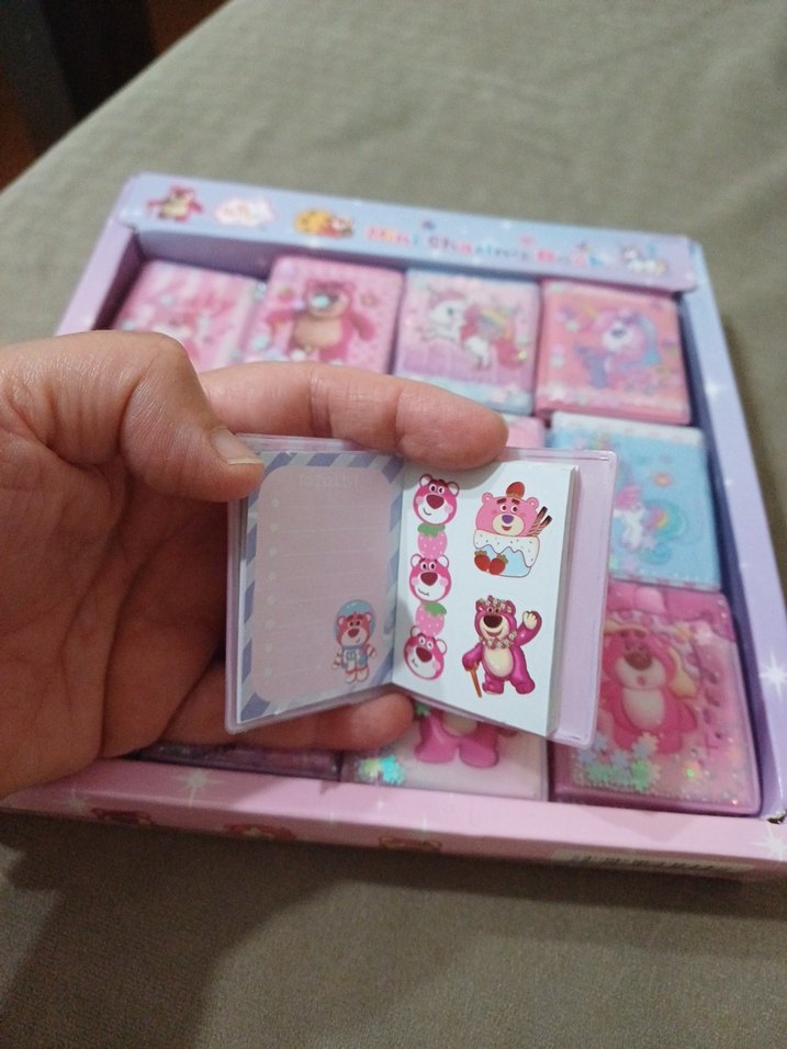 sulu kapak mini sticker defter - Görsel 4