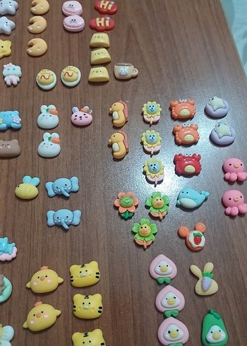 Pastel Renkli düğme sticker - Görsel 2