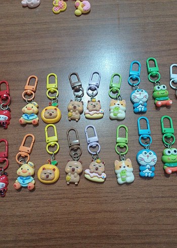 Renkli Rock Punk Tokalı Anahtarlık Seti - Görsel 2