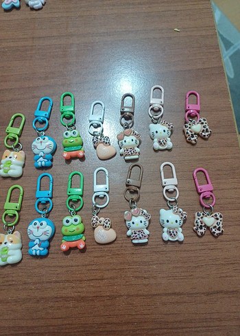 Renkli Rock Punk Tokalı Anahtarlık Seti - Görsel 3