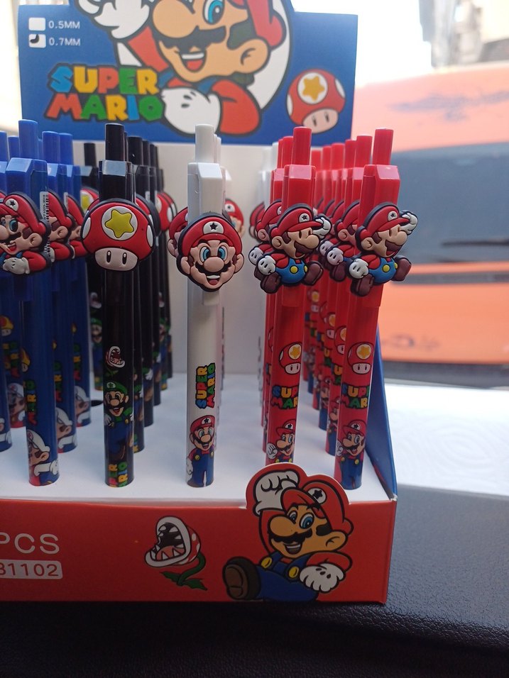 Renkli Super Mario Temalı uçlu kalem - Görsel 4