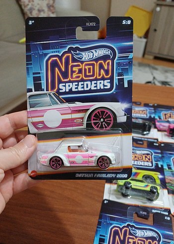 Renkli Neon Speeders Oyuncak Araba Seti - Görsel 3
