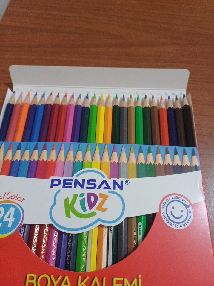 Pensan Kidz 24 Renk Boya Kalemi - Görsel 3