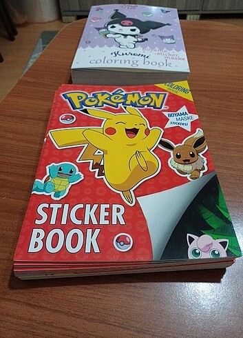 Pokemon boyama kitabı 