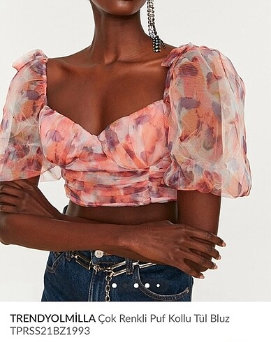 Trendyol & Milla Crop bluz