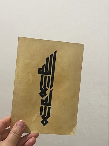 Kufi tablo çerçevesiz