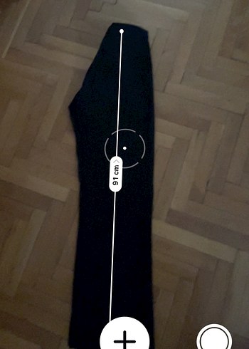 Zara Kadın Siyah Midi Pantolon