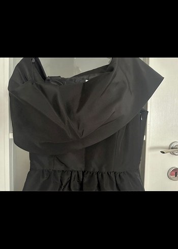 Oscar de la Renta Drapeli Midi Elbise - Görsel 3