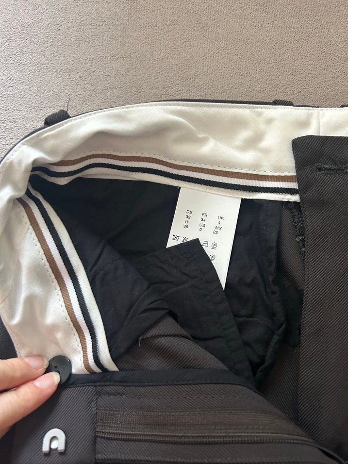 Hugo Boss Kadın Pilili Kumaş Pantolon - Görsel 4