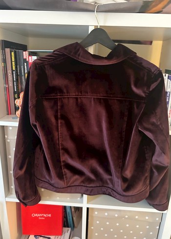 Beymen Club Bordo Süet Düğmeli Kadın Ceket - Görsel 5