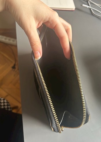 Nine West Siyah Deri Fermuarlı Kadın Cüzdan - Görsel 6