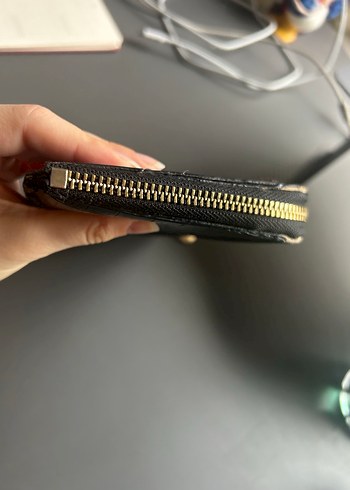 Nine West Siyah Deri Fermuarlı Kadın Cüzdan - Görsel 5